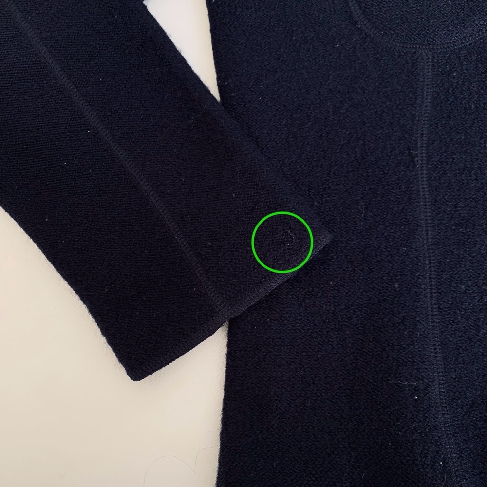VTG Casual Corner Annex Cardigan Sweater Jacket XL Navy Wool Button Up‎ Collared - Picture 8 of 12
